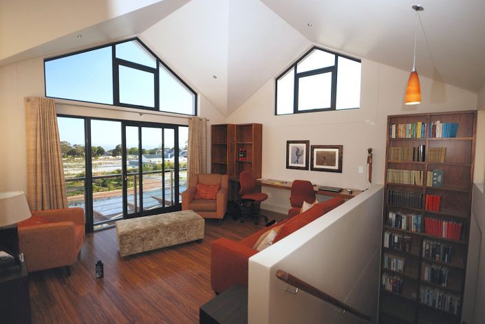 View from upstairs living room