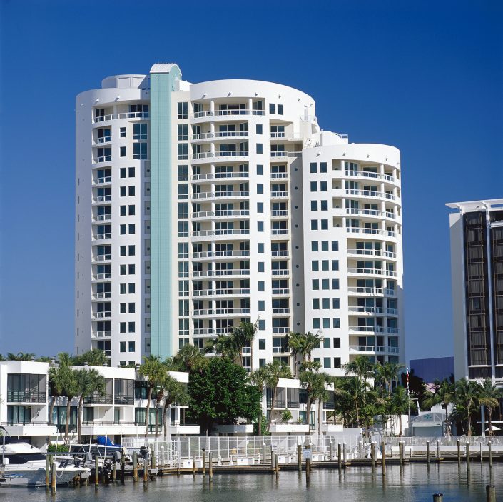 View from the marina in Sarasota